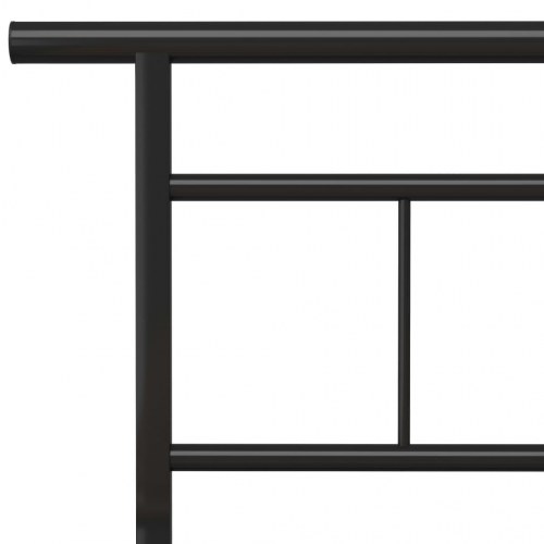 Sengestel 180x200 cm metal sort