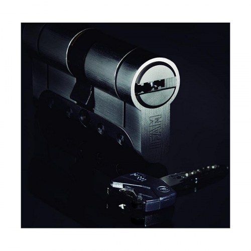 IFAM IRM3030N låsecylinder - nikkel, rustfrit stål