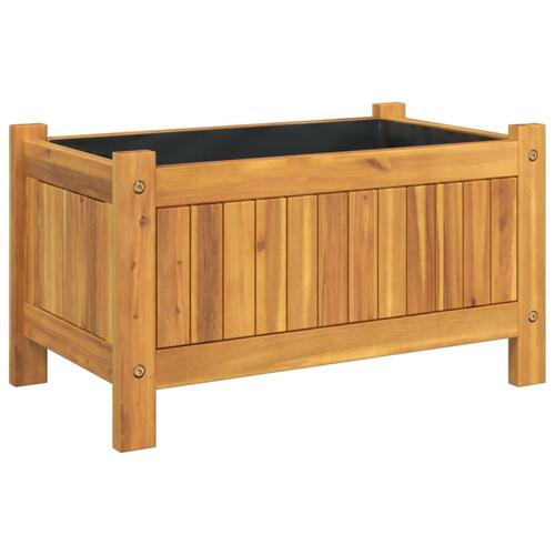 Plantekasse med for 54x31x30 cm massivt akacietræ