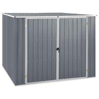 Haveskur 195x198x159 cm galvaniseret stål grå