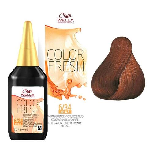 Wella Color Fresh semi-permanent hårfarve 6/34 - 75 ml