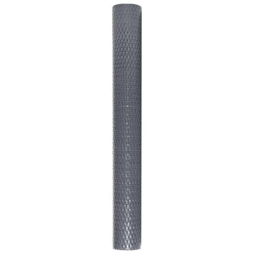 Altanafskærmning 300x100 cm polyrattan antracitgrå
