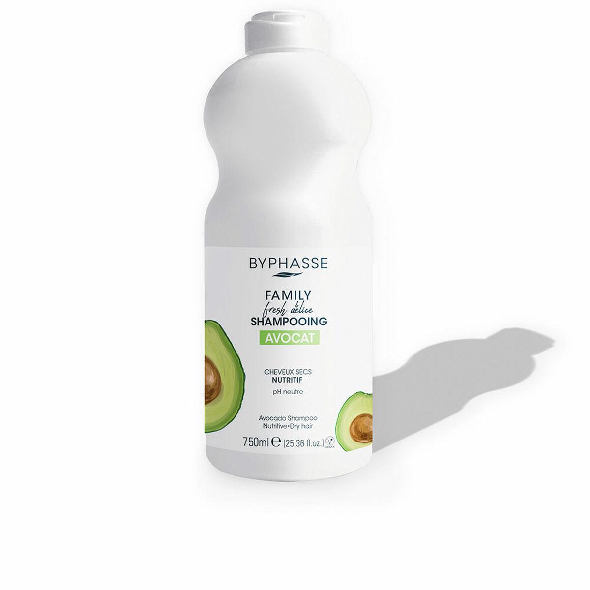 Shampoo til tørt hår Byphasse Family Fresh Delice Avocado 750 ml