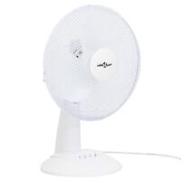 Bordventilator 30 cm 3 hastigheder 40W hvid