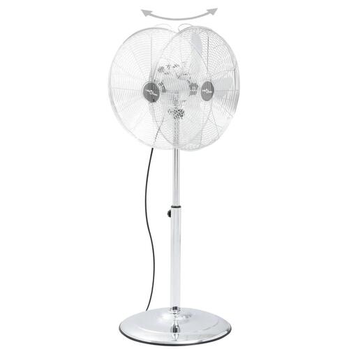 Gulvventilator 40 cm 3 hastigheder krom