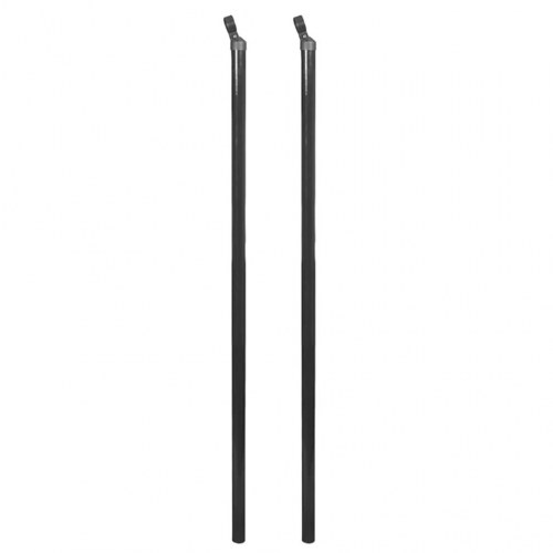 Fletvævshegn med spydforankring 0,8x25 m grå