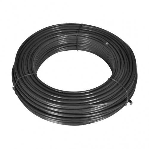 Fletvævshegn med spydforankring 0,8x25 m grå