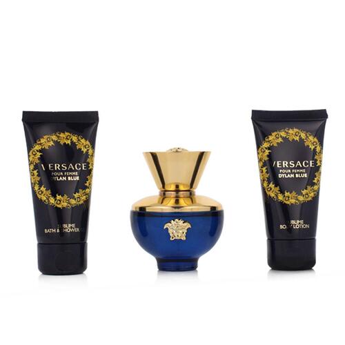 Parfume sæt til kvinder Versace EDP Dylan Blue 3 Dele