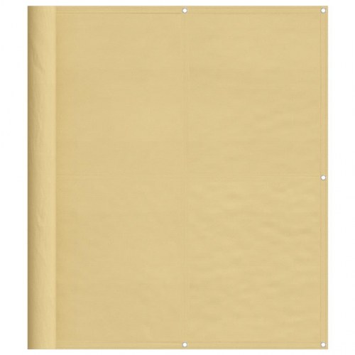 Altanafskærmning 120×800 cm - 100 % polyester, sandfarvet
