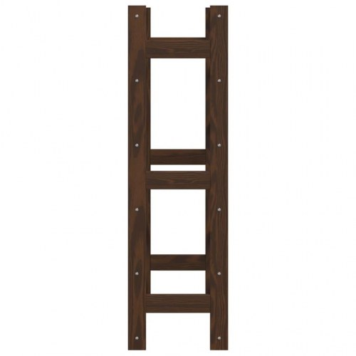 Vinreol til 30 flasker massivt fyrretræ brun