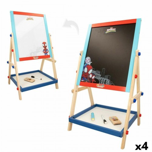 Spidey tavle 2-i-1 med tilbehør - 40 × 64,5 × 31,5 cm (4 enheder)
