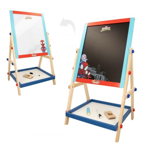 Spidey tavle 2-i-1 med tilbehør - 40 × 64,5 × 31,5 cm (4 enheder)