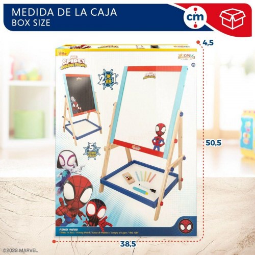 Spidey tavle 2-i-1 med tilbehør - 40 × 64,5 × 31,5 cm (4 enheder)