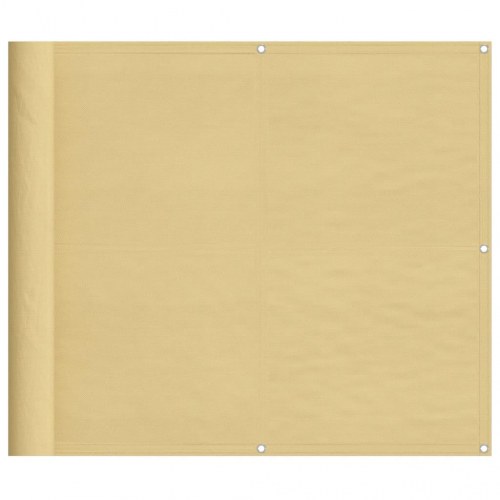 Altanafskærmning 90×300 cm - 100 % polyester, sandfarvet
