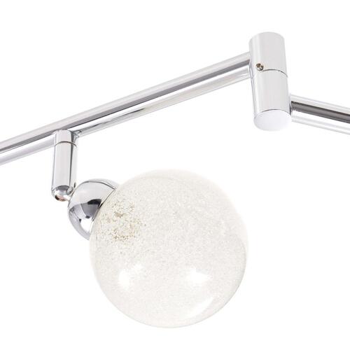 Loftslampe med 6 skærme G9 krom