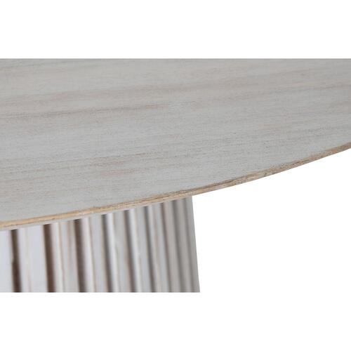 Spisebord Home ESPRIT Hvid Cedertræ 150 x 150 x 75 cm
