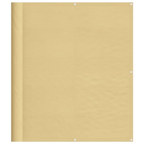 Altanafskærmning 120×300 cm - polyester, sandfarvet