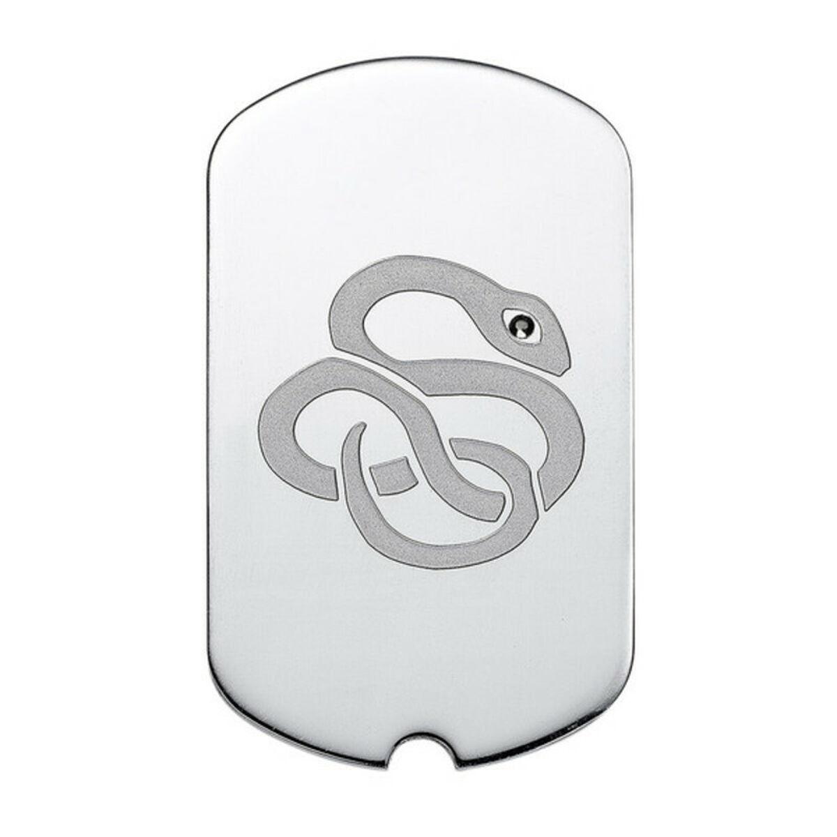 Halskædevedhæng VMC0013-00, stål, sølvfarvet