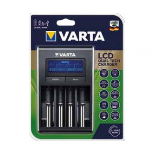 Varta LCD Dual Tech batterioplader til AA/AAA (4 pladser)
