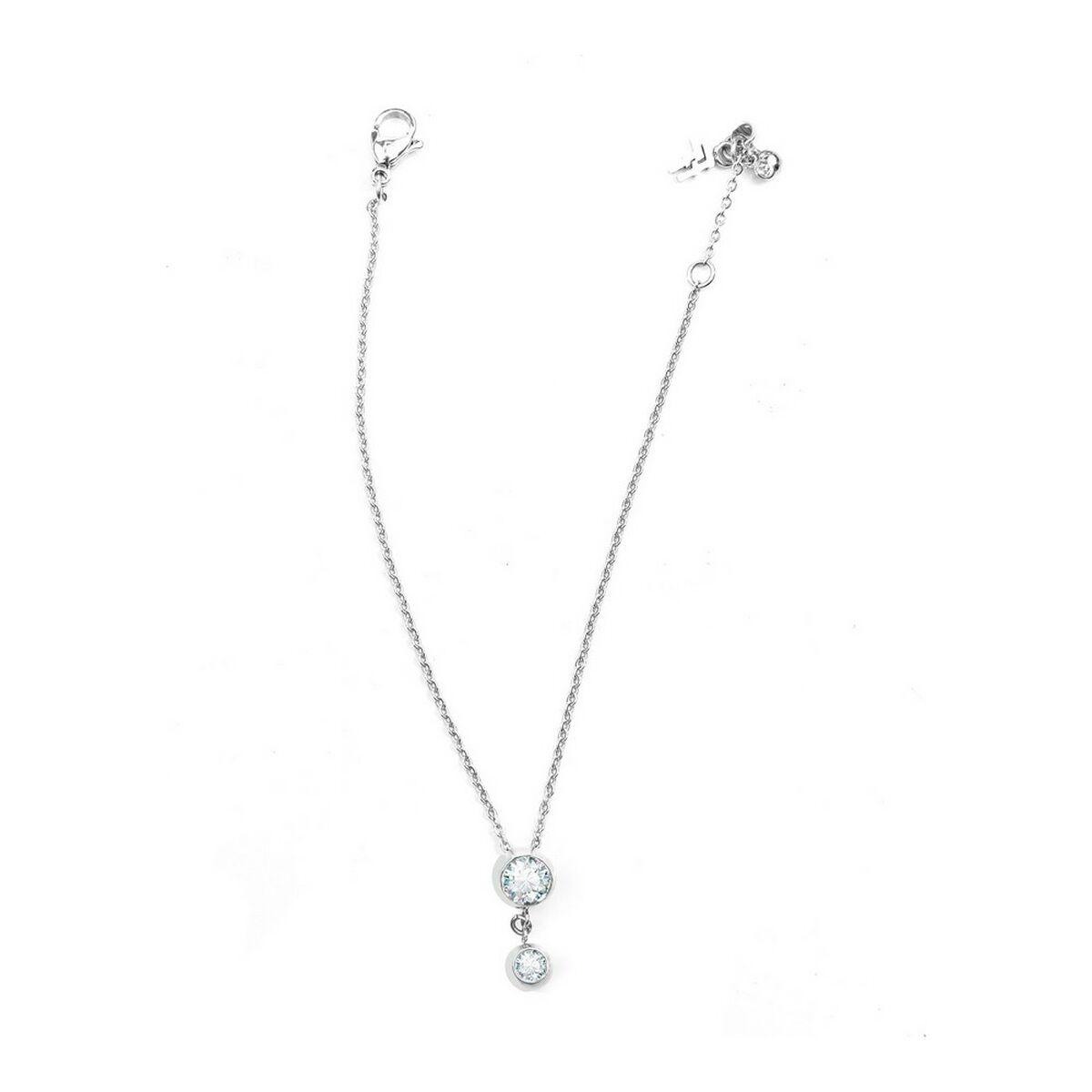 Armbånd til kvinder, rustfrit stål, grå - 20 cm