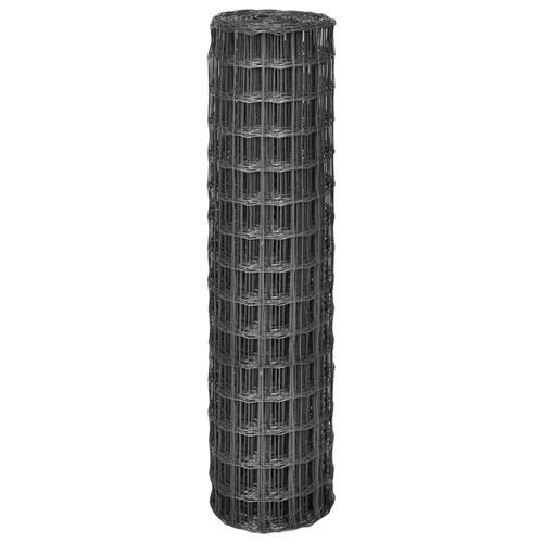 Eurohegn 25 x 1,5 m stål grå