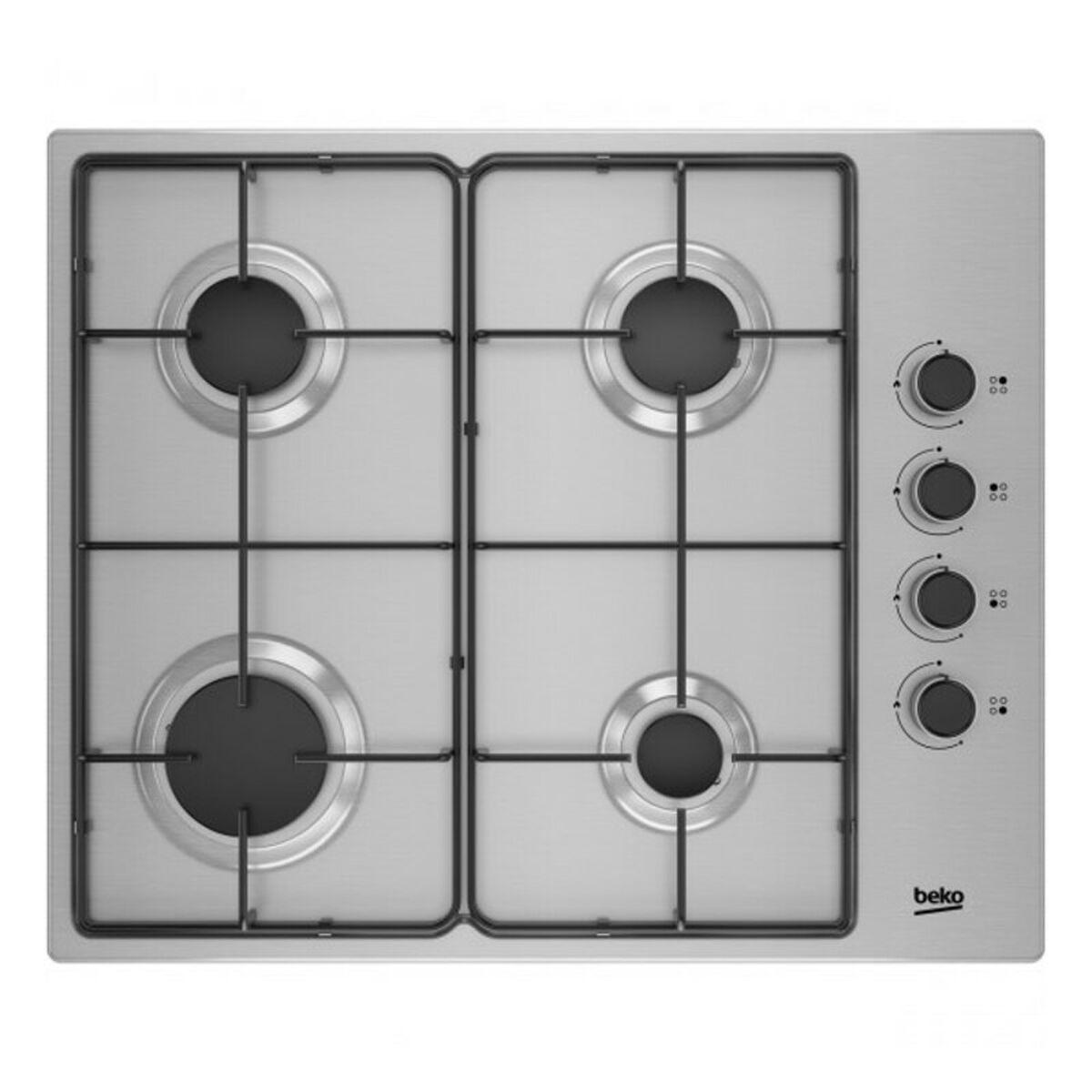 BEKO gaskogeplade 60 cm - rustfrit stål (HIGG64103SXN)