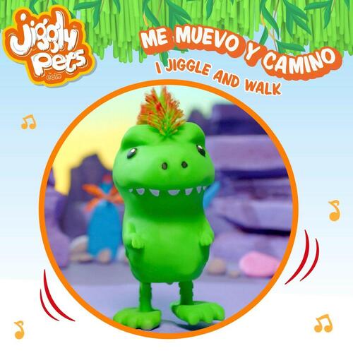 Bamse Eolo Jiggly Pets Dinosaur 10 x 20,5 x 15 cm (4 enheder)