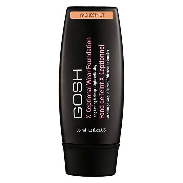 Flydende makeup foundation X-Ceptional Wear Gosh Copenhagen (35 ml) 19-chestnut