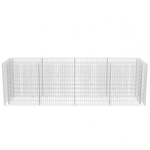 Gabion-højbed 360x90x100 cm stål