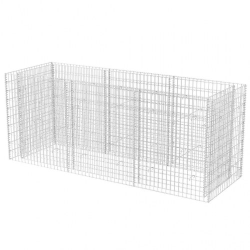 Gabion-højbed 270x90x100 cm stål