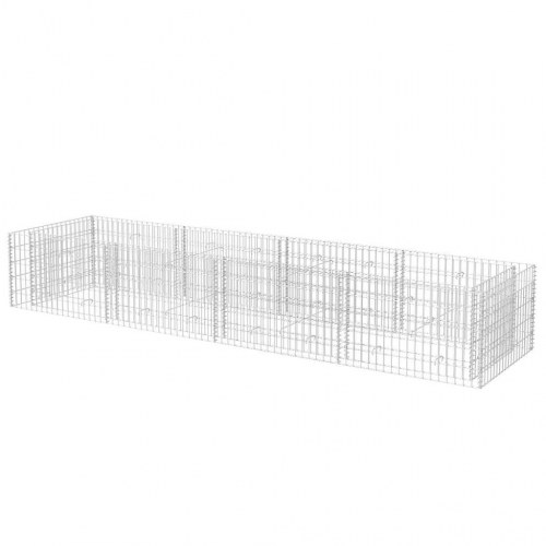 Gabion-højbed 360x90x50 cm stål