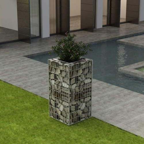 Gabion-højbed 50x50x100 cm stål