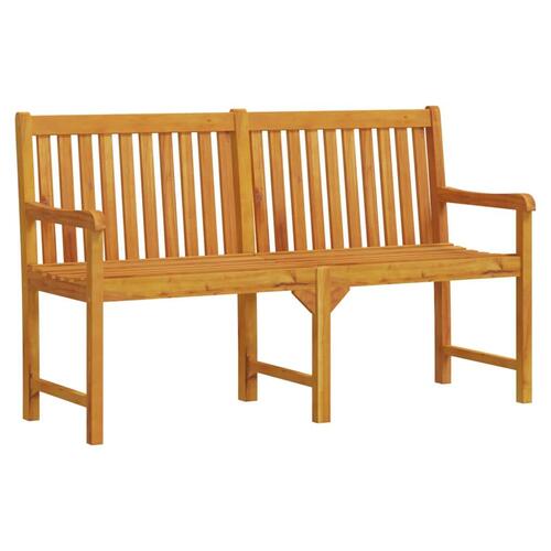Havebænk 150 cm massivt akacietræ