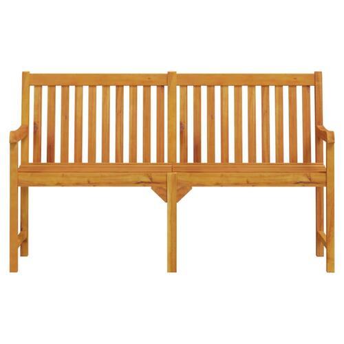 Havebænk 150 cm massivt akacietræ