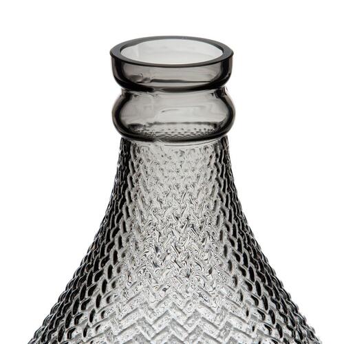 Vase 11,7 x 11,7 x 30 cm Grå Glas