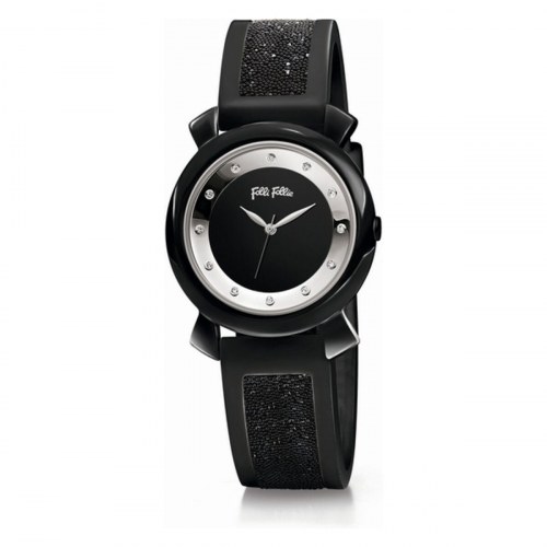 Dameur wf15t013zsk - sort armbåndsur Ø 28 mm