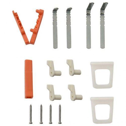 Insektnet til vinduer 80x120 cm hvid