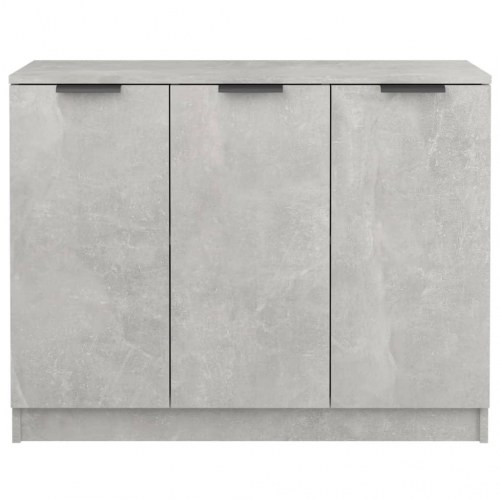 Skænk i konstrueret træ - 90,5 × 30 × 70 cm, betongrå