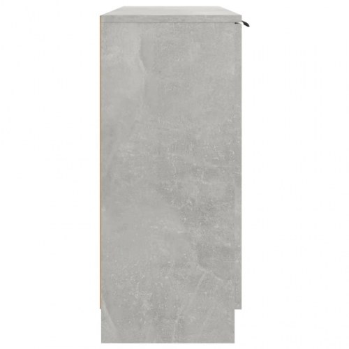 Skænk i konstrueret træ - 90,5 × 30 × 70 cm, betongrå