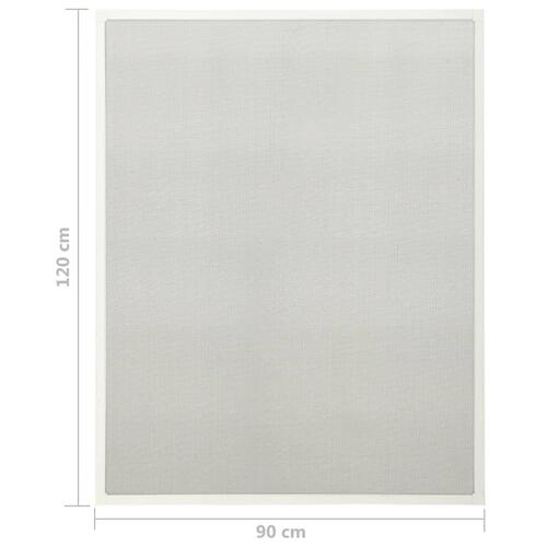 Insektnet til vinduer 90x120 cm hvid