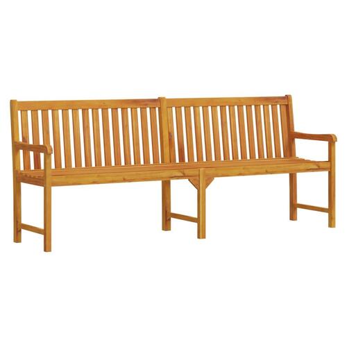 Havebænk 219 cm massivt akacietræ