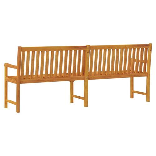 Havebænk 219 cm massivt akacietræ