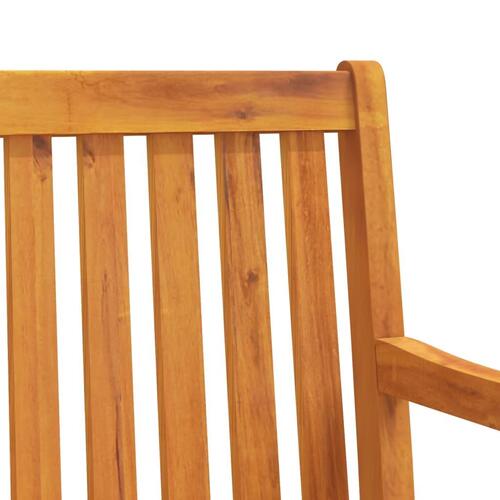 Havebænk 219 cm massivt akacietræ