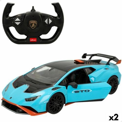 Fjernstyret Bil Lamborghini Huracán STO Blå 1:14 (2 enheder)