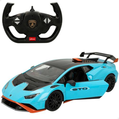 Fjernstyret Bil Lamborghini Huracán STO Blå 1:14 (2 enheder)