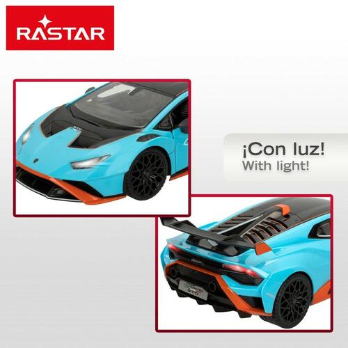 Fjernstyret Bil Lamborghini Huracán STO Blå 1:14 (2 enheder)