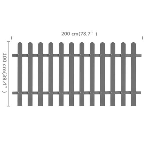 Stakit 200x100 cm WPC