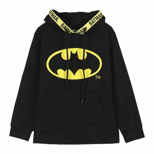 Hættetrøje til Børn Batman Sort 12 år