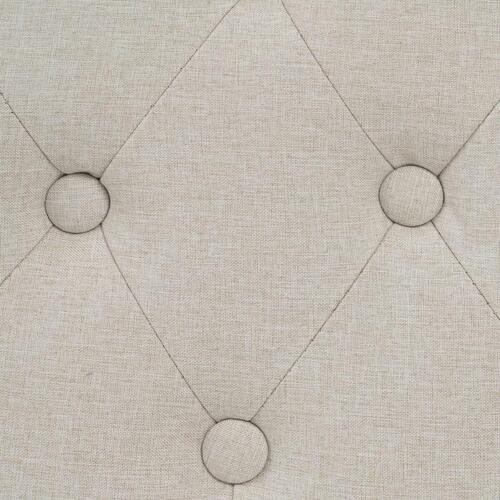 Stol 115 x 44 x 43 cm Beige Træ