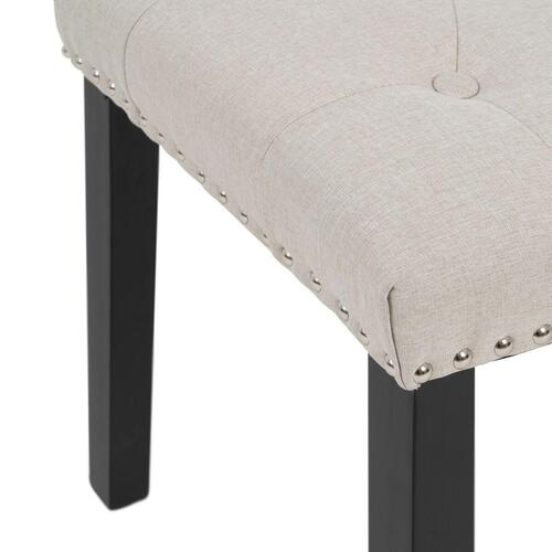 Stol 115 x 44 x 43 cm Beige Træ